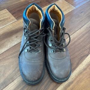 Timberland Brown Leather Ankle Boots